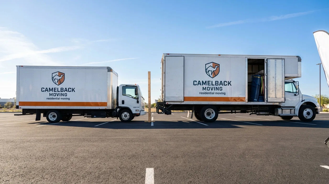 Moving truck size capacity guide in Notre Dame